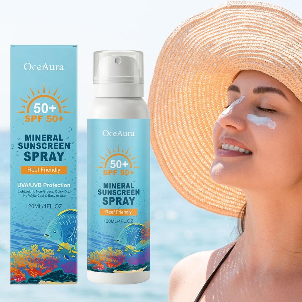 Face Mist Mineral - Premium SPF50+ Reef-Friendly Mineral Sunscreen Spray