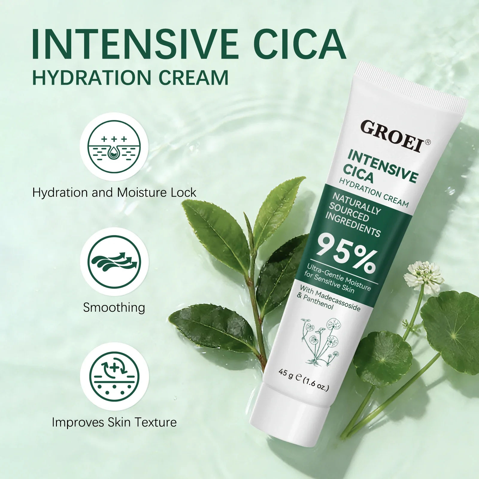 Skincare Glow Glowing - GROEI Snow Grass Moisturizing Cream 45g