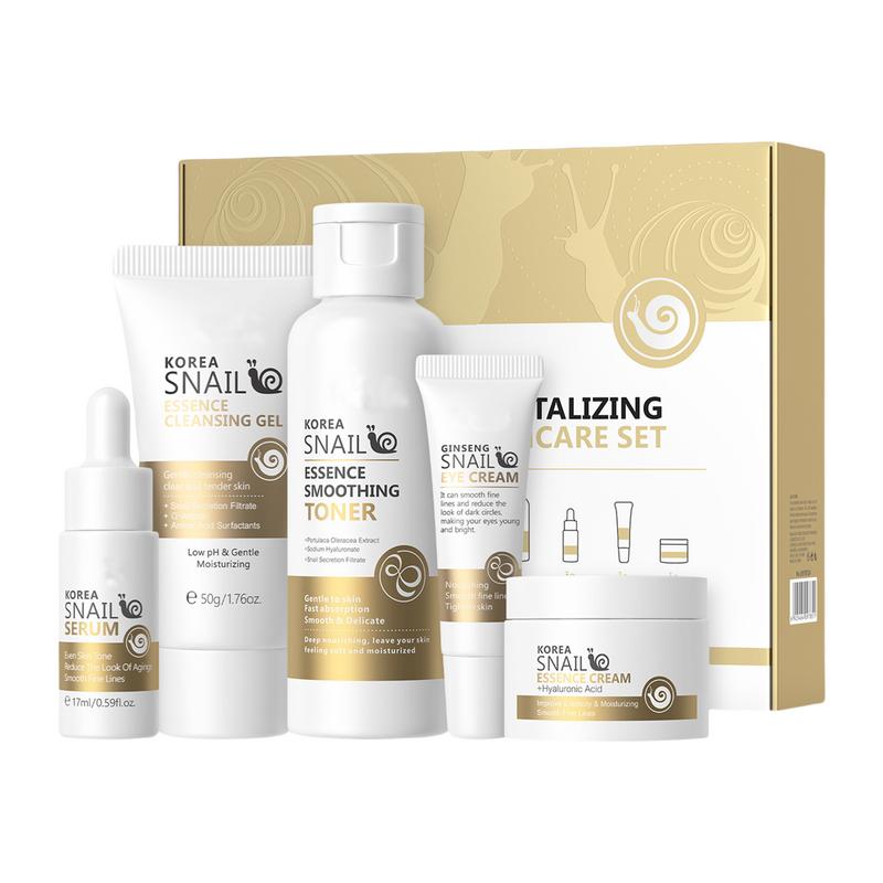 5pcs Snail Collagen Skin Care  - Snail Cream Gel 评论和价格
