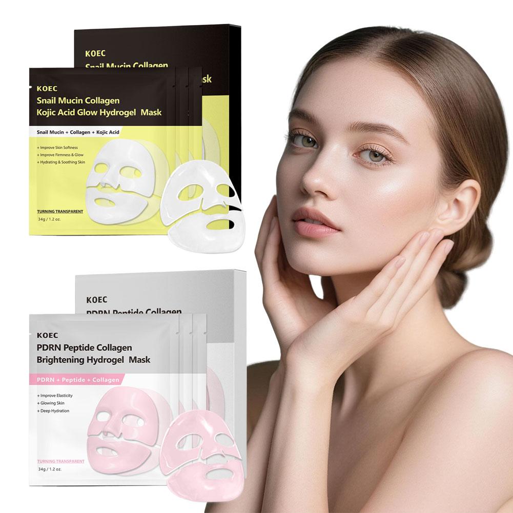 4/8Pcs Bio Collagen Face Mask  - Snail Cream Gel 评论和价格