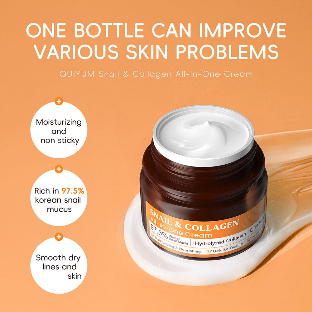 Quiyum Snail & Collagen Facial - Snail Cream Gel 评论和价格