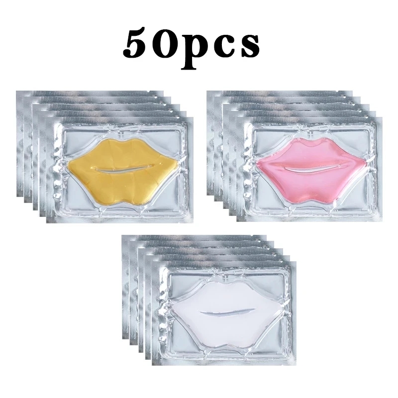 50pcs Collagen Lip Mask Moistu - Skincare Collagen 评论和价格