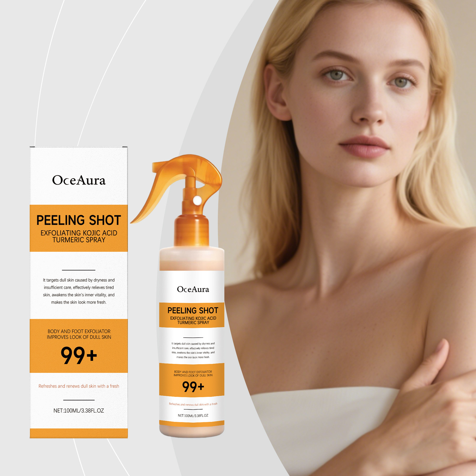 Kojic Acid Turmeric Spray Dead - Skincare Glow Glowing 评论和价格