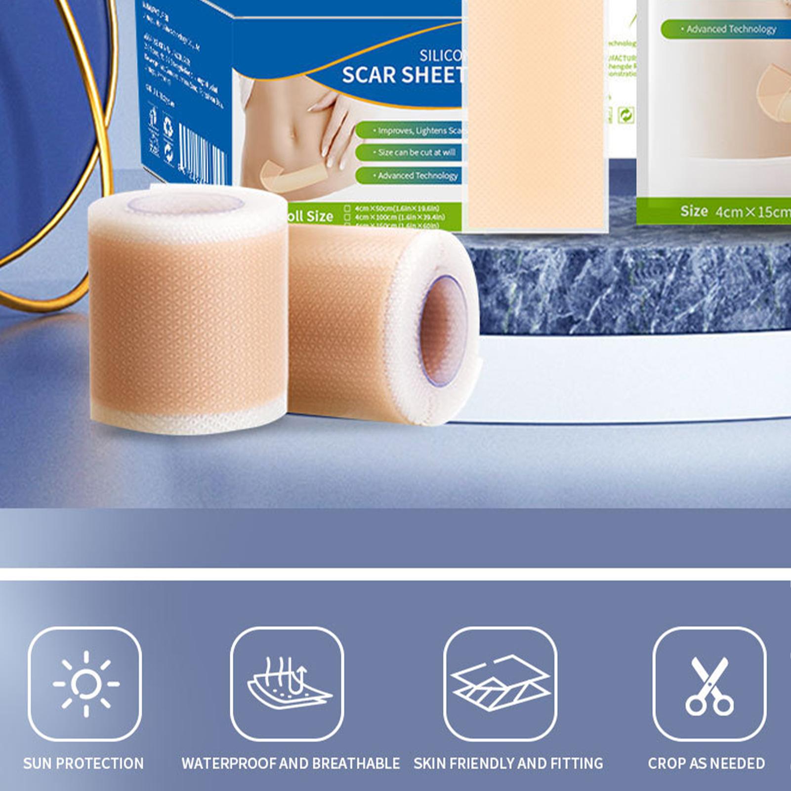 1 Roll Silicone Scar Sheets 4c - Skincare Collagen 评论和价格